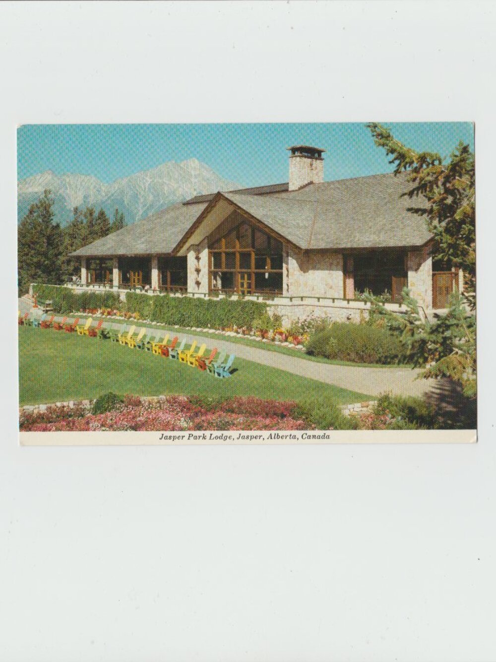 Jasper Park Lodge & Canadian National Railway Jasper Alberta, Canada